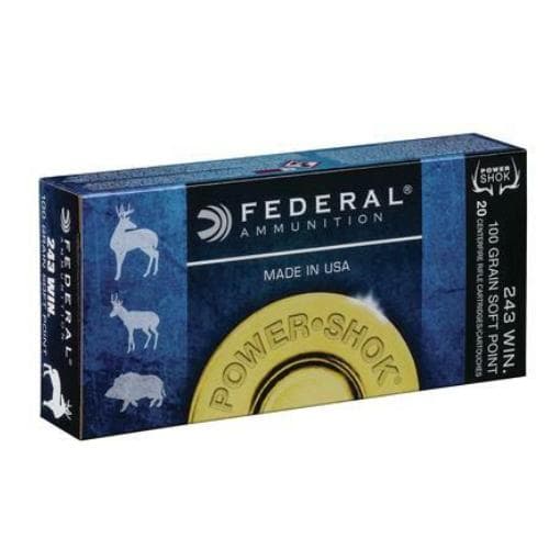 Federal Power-Shok 243Win 100gr SP