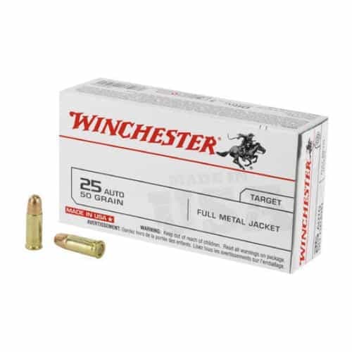 Winchester 25 Auto 50gr FMJ