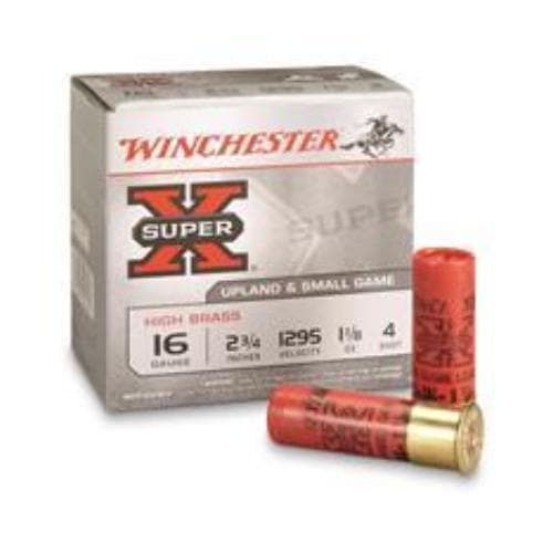 Winchester Super X 16ga 2.75″ #4 1 1/8oz