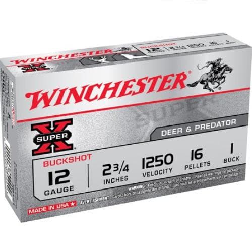 Winchester Super X 12ga 16 Pellet Buckshot
