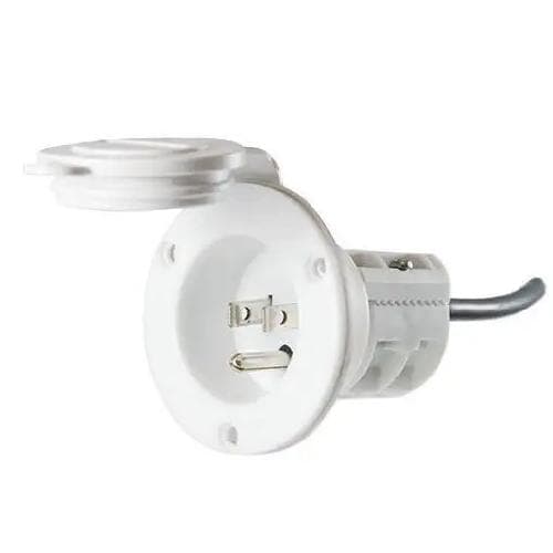Minn Kota AC Power Port  White