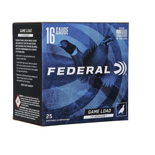Federal Game-Shok High Brass 16ga 2 3/4″ #7.5