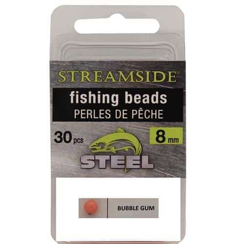 Streamside Fishing Beads 8mm Bubblegum