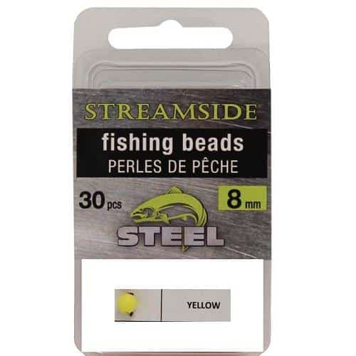 Streamside Fishing Beads 8mm Yellow n/a