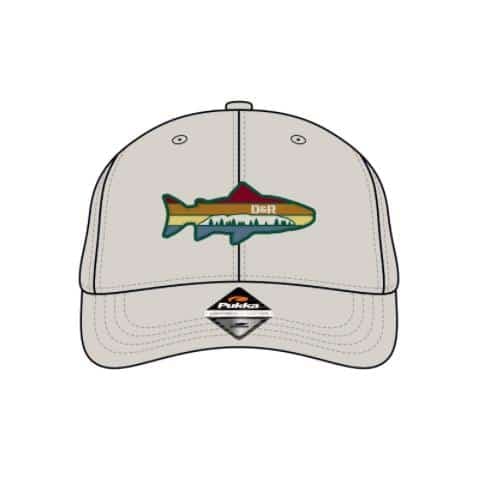 D&R Salmon Sleeping Giant Badge Hat