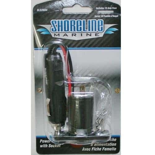 Shoreline Marine Plug and Socket w/ Fuse Cover