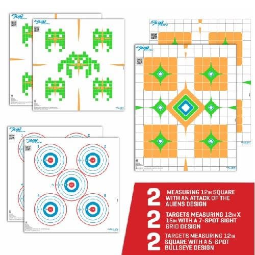 Allen EZ Aim Fun Shootin’ Assorted Targets 12pk