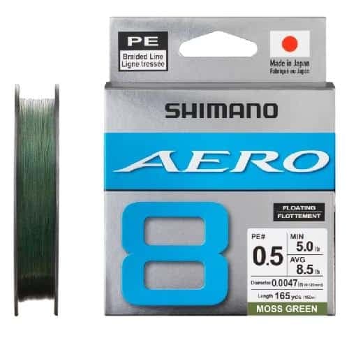 Shimano Aero 8 PE 0.5 Floating Braided Line