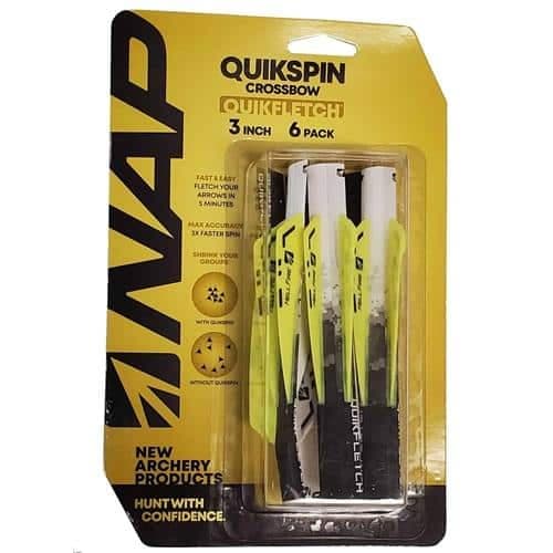 Quick Fletch 3″ Quick Spin For Crossbow