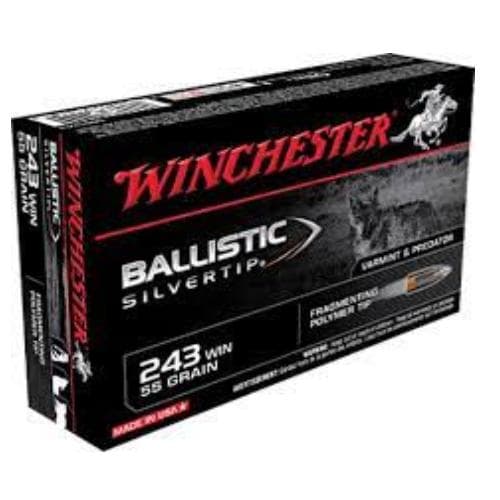 Winchester Ballistic Silvert 243win 55gr