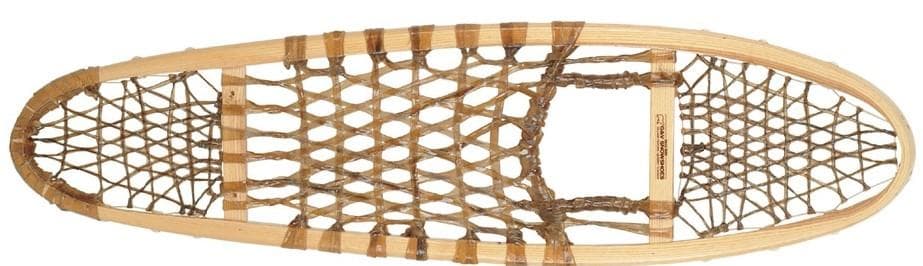 Elongated Bear Paw Snowshoes